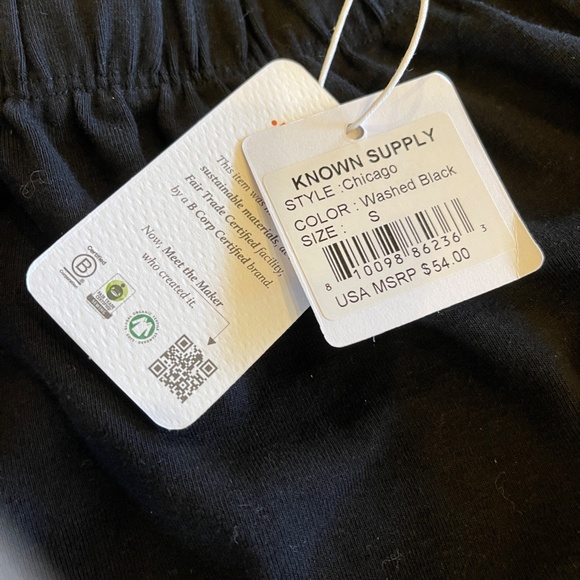 NEW! Known Supply Chicago Washed Black Size Small Shorts Size Small NWT! - Picture 4 of 8